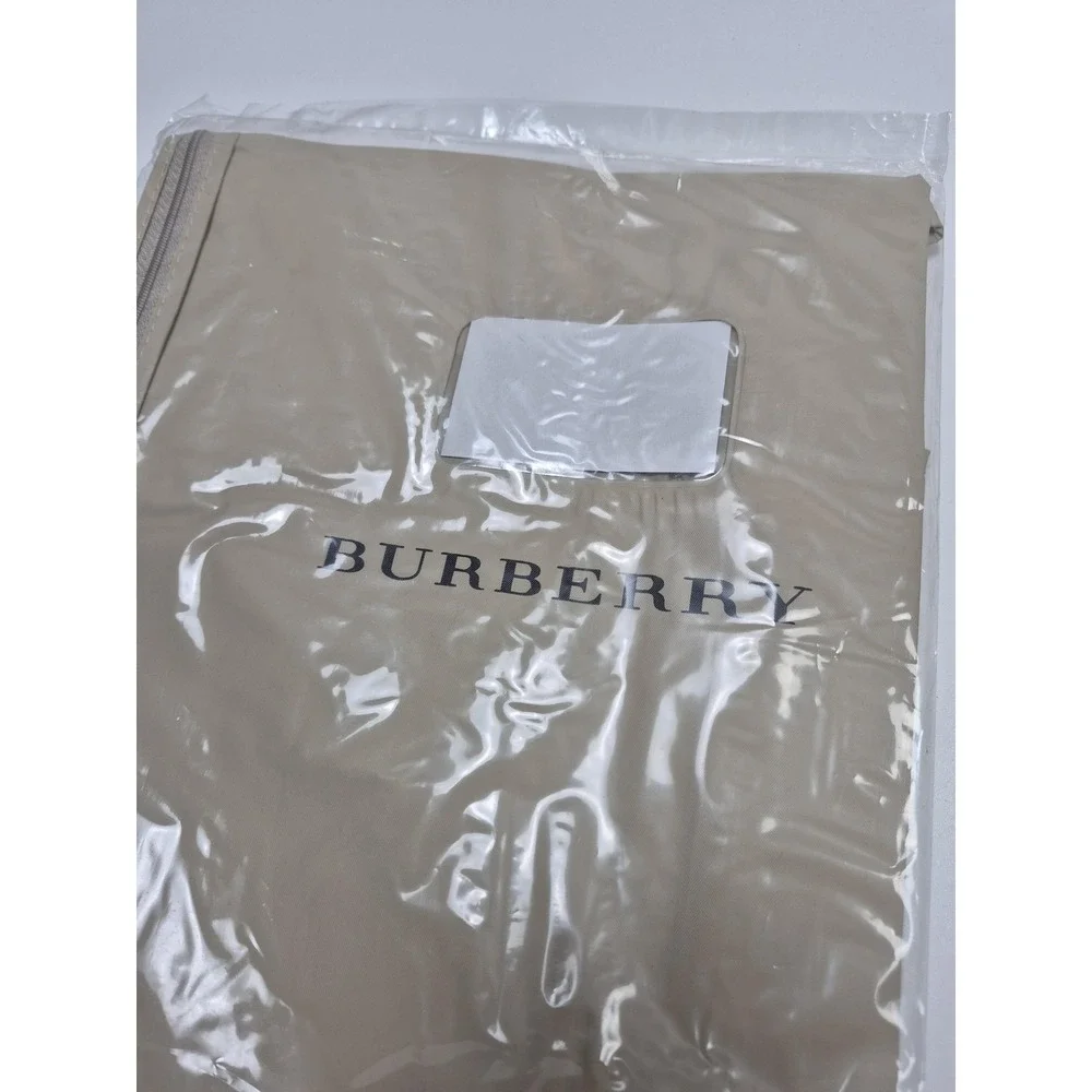 Burberry Beige Garment Bag Size 54 Zipper Suit Cover Travel Storage Luggage